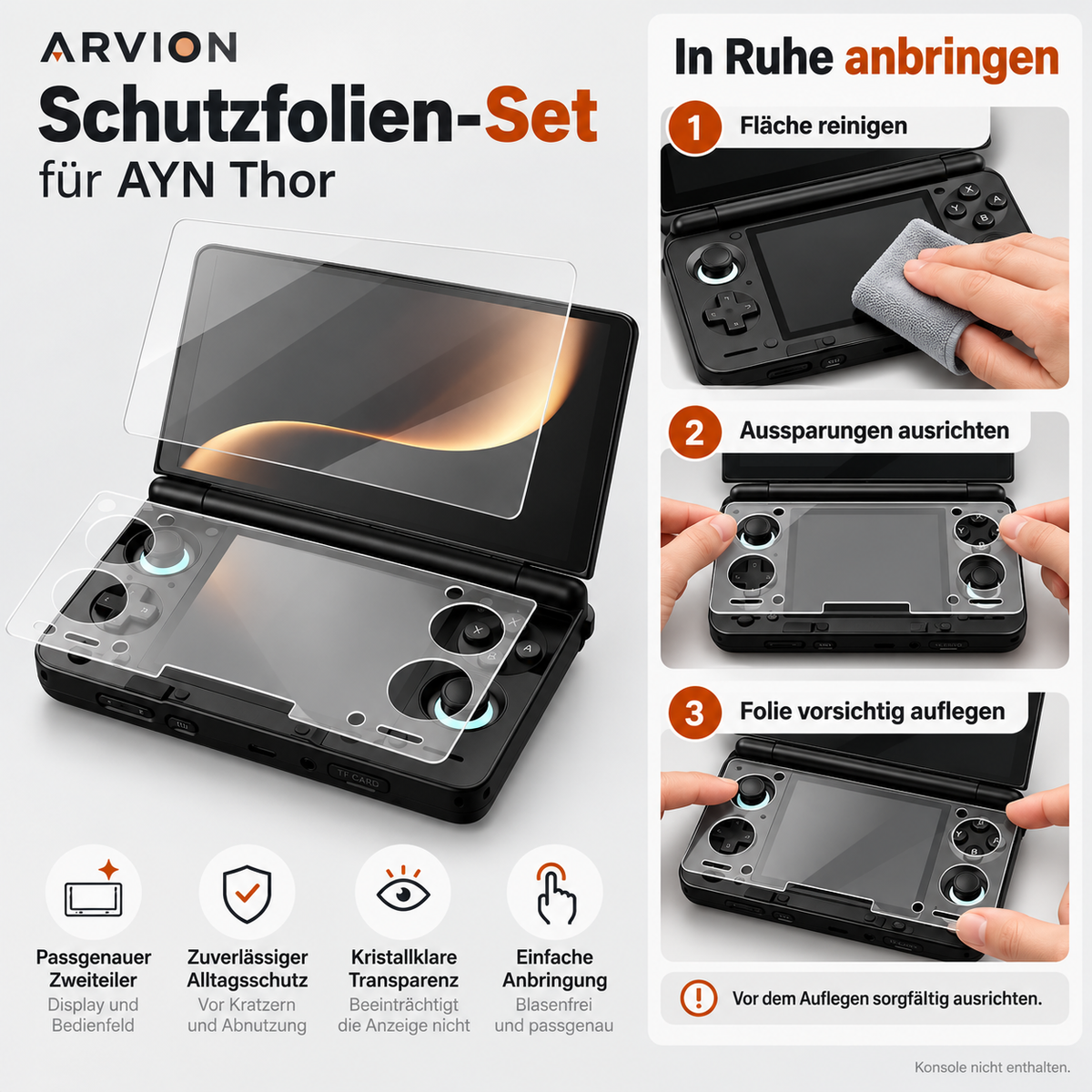 ARVION Schutzfolien-Set